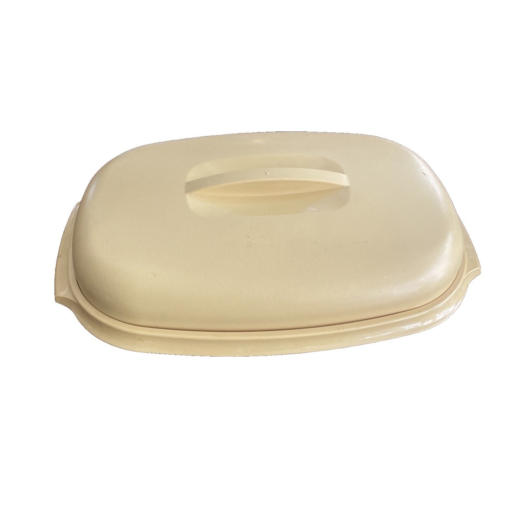 Vtg‎ Tupperware Microwave Steamer 3Pc Set Harvest Gold #1273-6 #1274-8 #1275-3